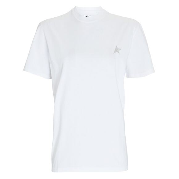 GOLDEN GOOSE Crewneck Glitter Star Tee S - Picture 1 of 11